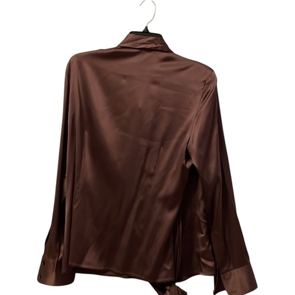 Ann Taylor Silky Wrap Top - Picture 3 of 3